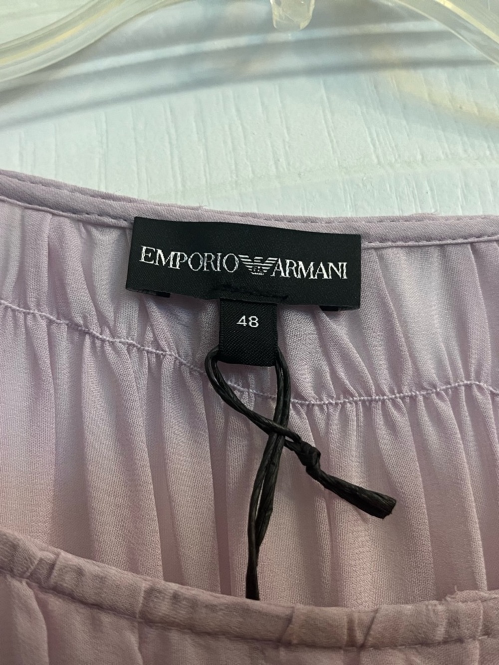 Emporio Armani Lavender Pleated Dress - Picture 5 of 15